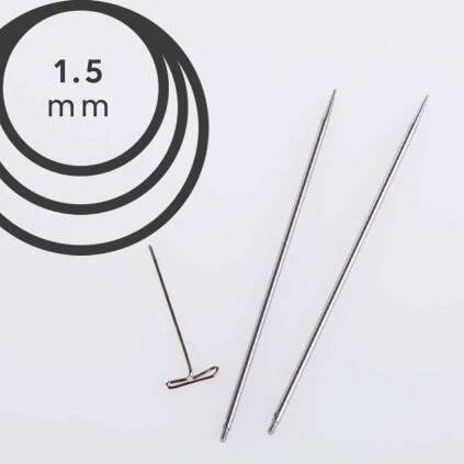 Jehlice kruhové výměnné ChiaoGoo TWIST LACE - 1.50 mm (zkrácené 8 cm)