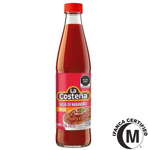 La Costeña Salsa De Habanero Roja in Glass Bottle 145g