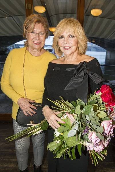 Hana Zagorová s kamarádkou Vlastou Peterkovou