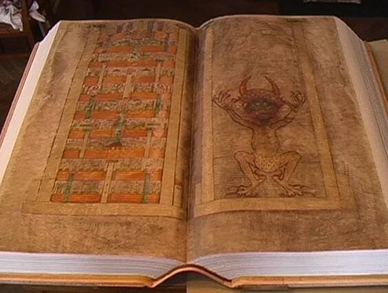 CODEX GIGAS - ZMENŠENÁ REPLIKA 45X25 CM - Odborné knihy