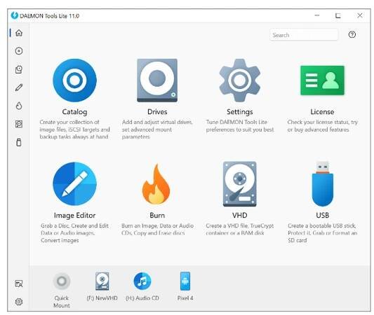 DAEMON Tools Lite Screenshot 1