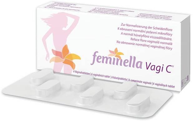 Feminella Vagi C 6 vaginálních tablet 6 ks