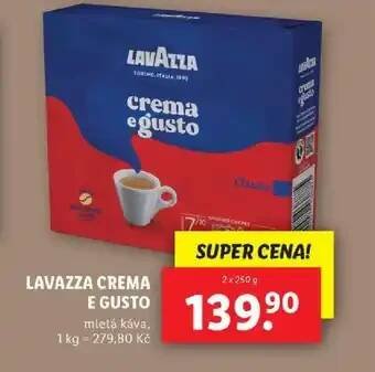 Lidl LAVAZZA CREMA E GUSTO nabídka