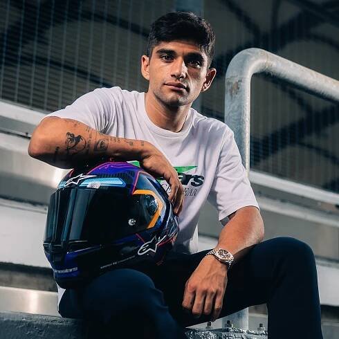 Přilba SUPERTECH R10 limitovaná edice MARTINATOR JORGE MARTIN, ALPINESTARS (modrá/fialová/červená/žlutá, vel. 2XL) | Motoobchod.cz