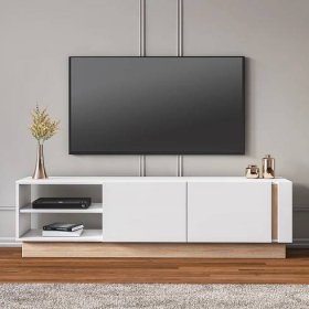 Televizní stolek CAMILLO dub bílý - Creative Home