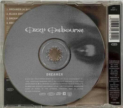 CD Ozzy Osbourne – Dreamer 2002 EU | Aukro