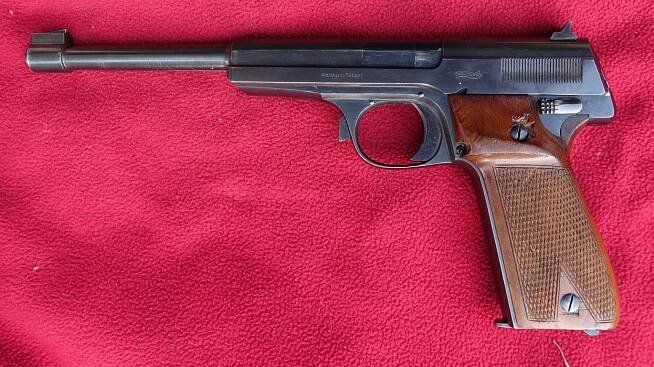 Pistole Walther Zella Mehlis Sportpistole - Sběratelské zbraně