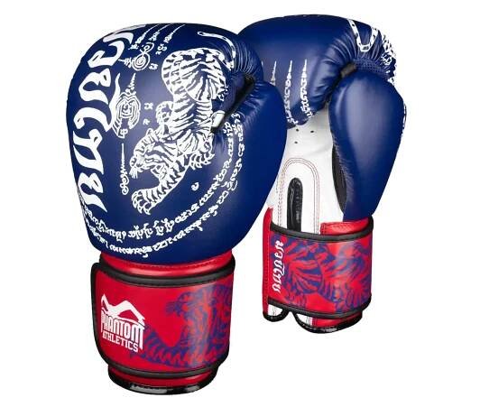 Boxerské Rukavice PHANTOM Muay Thai - modré 1