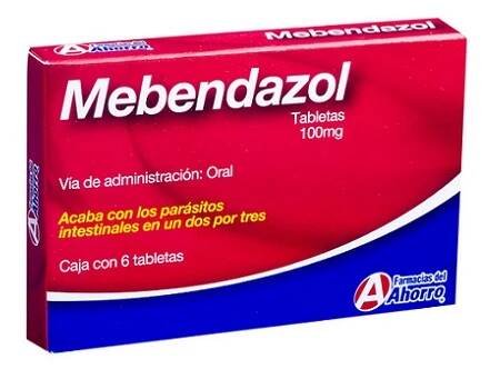 mebendazol 100mg