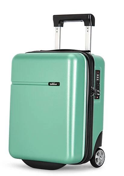 Bontour kabinový kufr 40x30x20cm, příruční zavazadlo WIZZ AIR, pudrově zelená