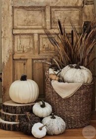 Nápady na využití proutěného koše k dekoračním účelům na podzim!