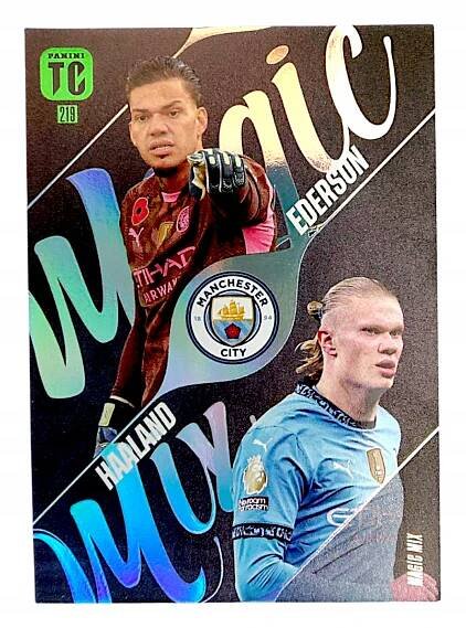 PANINI TOP CLASS 2025 MAGIC MIX 219 EDERSON / HAALAND MANCHESTER CITY
