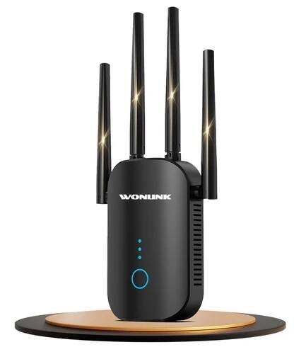 Výkonný domácí WiFi opakovač, 1200Mbps WiFi Extender 5GHz & 2,4GHz dvoupásmový WiFi zesilovač