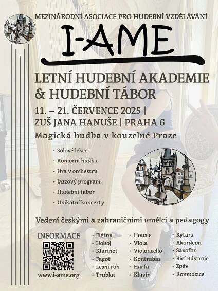 Magická hudba v magické Praze. Letní akademie na ZUŠ Jana Hanuše – KlasikaPlus.cz