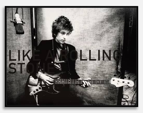 Russell Young Bob Dylan Like A Rolling Stone Hurricane White