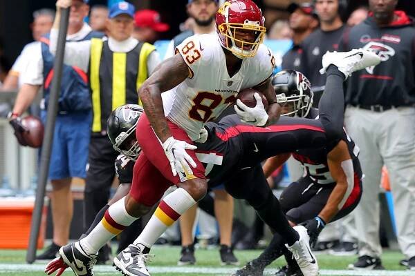 Ricky Seals-Jones had 30 catches for 271 yards and two touchdowns in 13 games for Washington last year.