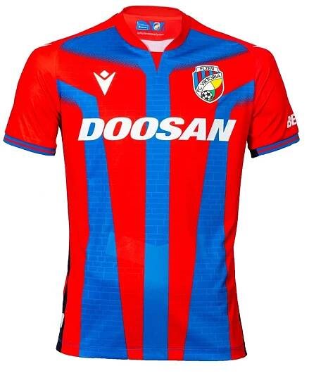 Dres FC Viktoria Plzeň červeno-modrý