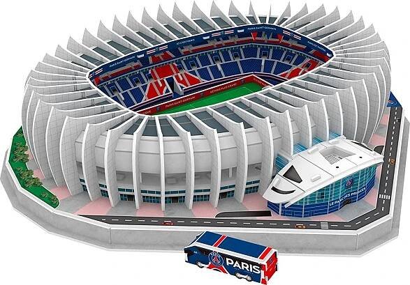 3D PUZZLE STADIUM 3D puzzle Stadion Parc Des Princes Paris Saint-Germain 111 dílků