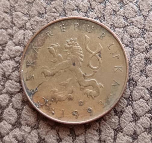 10 Kč z roku 1993 - CHYBORAŽBA - Numismatika