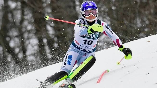Slalomářka Dubovská skončila v Záhřebu už po prvním kole, vyhrála Vlhová