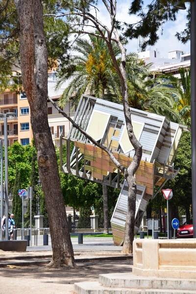 17 Kunstwerk Park Parc de Sa Feixina Palma de Mallorca Sehenswuerdigkeiten Balearen Spanien