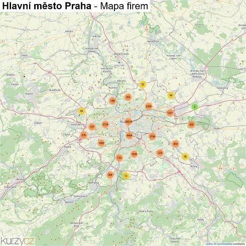 Hlavní město Praha - mapy | Kurzy.cz