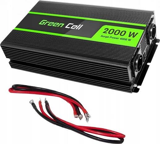Green Cell INV11 12V/230V 2000W/4000W Čistá sinusovka