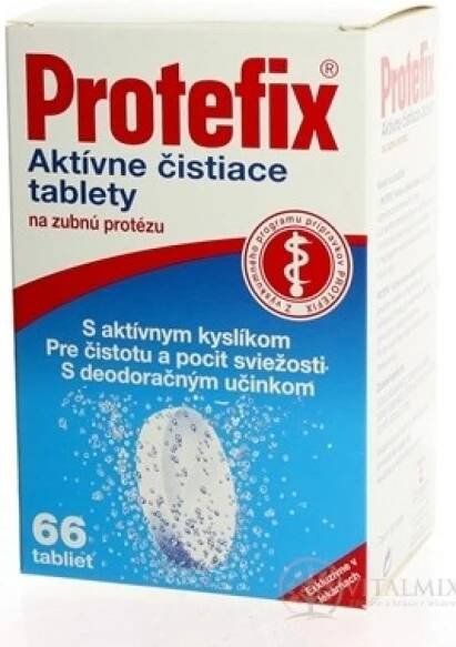 Protefix aktivní čistící tablety na zubní protézu 66 tablet