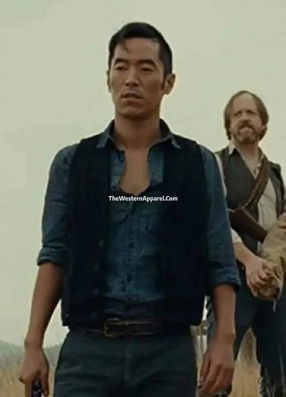 Westworld Leonardo Nam Black Vest