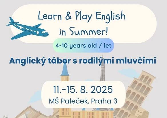 Learn & Play English in Summer! English camp
