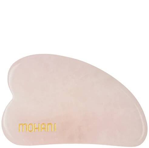 Mohani - Gua Sha Rose Quartz - Masážní kámen Gua Sha z růženínu - 1 ks