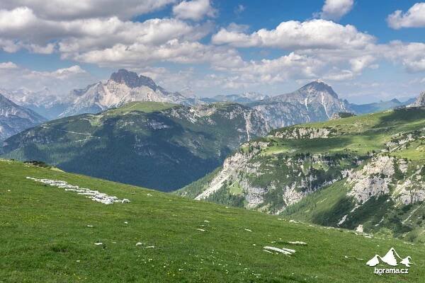 Tři věže lavaredské a vyhlídka na Cadini di Misurina s batoletem | Horama