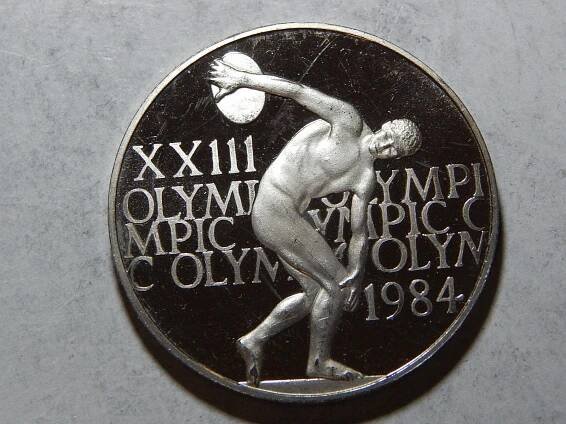 USA medaile Los Angeles Olympiáda 1984 PROOF č36352