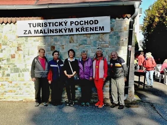 Jubilejního 40. ročníku pochodu Za malínským křenem se účastnily 9. října stovky turistů z celé republiky - Kutnohorské
