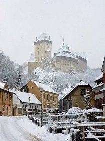 romantická zima na Karlštejně