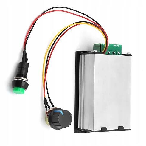 DIGITÁLNÍ REGULÁTOR OTÁČEK MOTORU DC 6-60V 30A Váha výrobku včetně jednotkového obalu 0.14 kg