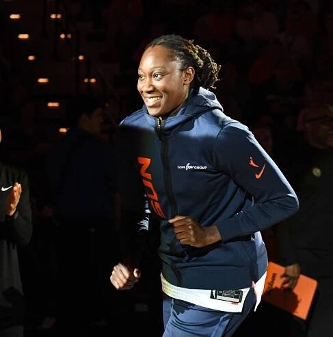 Tina Charles is now a two-time winner of the Dawn Staley Community Leadership Award