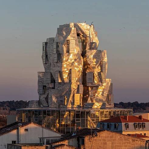 Frank Gehry's twisting tower opens in Arles