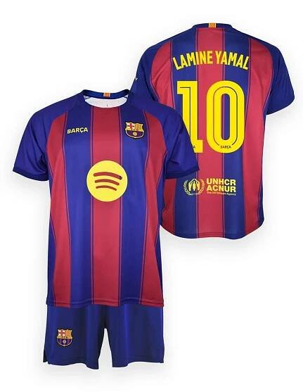 FC Barcelona LAMINE YAMAL set detský - dres + kraťasy (2025-2026) domáci - oficiálna replika - SKLADOM