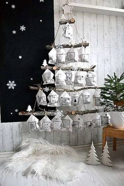 Adventní kalendář Pinterest