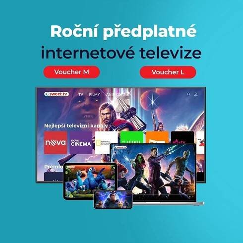 Předplatné Sweet.tv Balíček L – CZ – 12 Měsíců