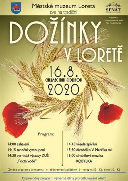 16.08.2020 - Dožínky v Loretě - Chlumec nad Cidlinou