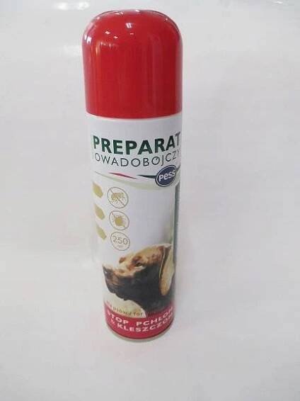 pess sprej proti blechám 250 ml