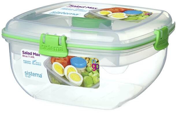 Salátový box Sistema Salad Max To Go 1,63L