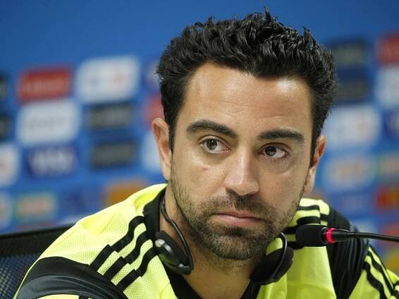 Hráč FB Barcelona Xavi 