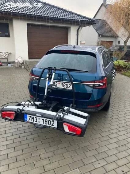 Nosič kol (držák na kolo) na závěs za auto THULE - Mladá Boleslav - Bazar