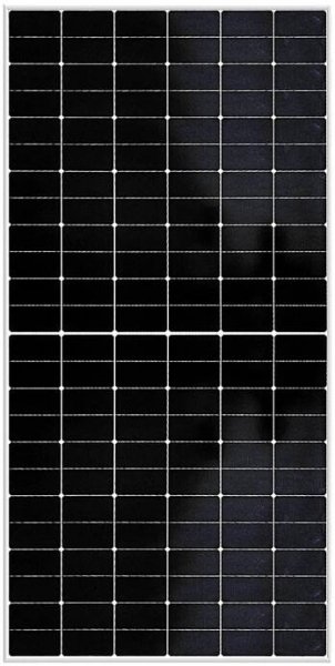 Maysun Solar IBC Stříbrný Rám 555W-600W MONO 182mm 144 Články 1/2 Řezané Solární Panel