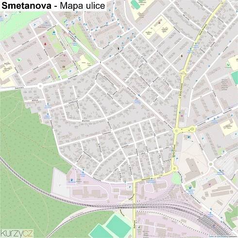 Smetanova - mapy | Kurzy.cz