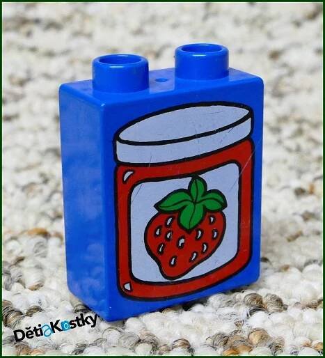 Lego® Duplo® Kostka 1x2x2 Modrá - Zavařenina