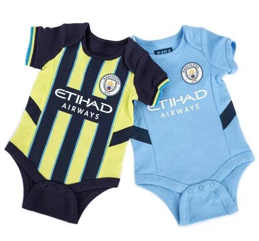 TM 04146 Manchester City FC Season 25 2 Pack Bodysuit